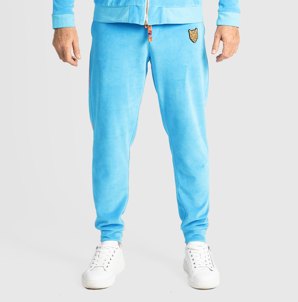 Light Blue Pants Mens Clothing Velour Unique Outfit | by AWAKEN ART